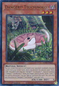 Danger!? Tsuchinoko? (UR) - Quarter Century Stampede  #RA04-EN027 - Ultra Rare YuGiOh Trading Card