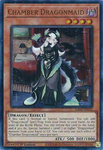 Chamber Dragonmaid (UR) - Quarter Century Stampede  #RA04-EN032 - Ultra Rare YuGiOh Trading Card