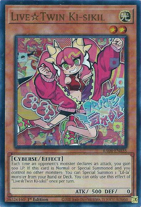Live Twin Ki-sikil (UR) - Quarter Century Stampede YuGiOh trading card