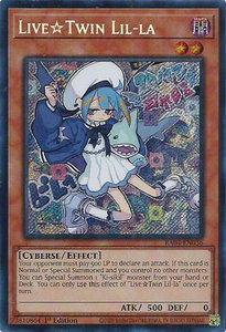 Live Twin Lil-la (Secret Rare) - Quarter Century Stampede  #RA04-EN036 - Secret Rare YuGiOh Trading Card