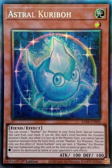 Astral Kuriboh (PCR) - Quarter Century Stampede YuGiOh trading card