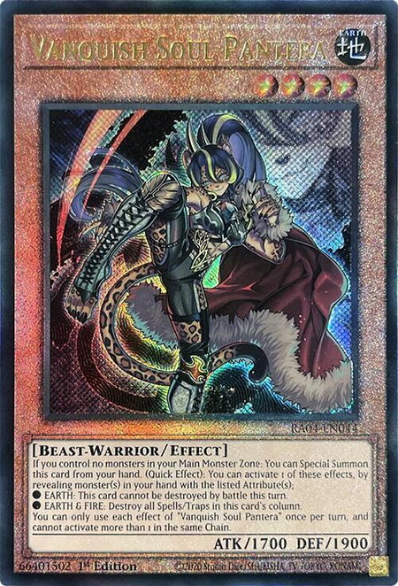 Vanquish Soul Pantera (PUR) - Quarter Century Stampede YuGiOh trading card