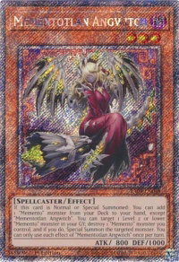 Mementotlan Angwitch (Platinum Secret Rare) - Quarter Century Stampede #RA04-EN048 - Platinum Secret Rare YuGiOh Trading Card