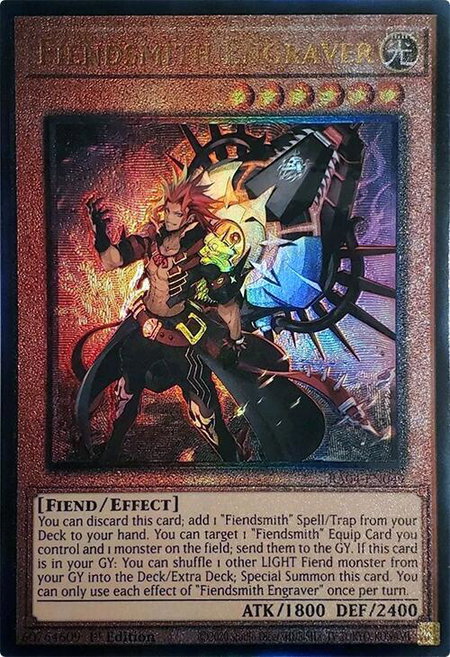 Fiendsmith Engraver (PUR) - Quarter Century Stampede YuGiOh trading card
