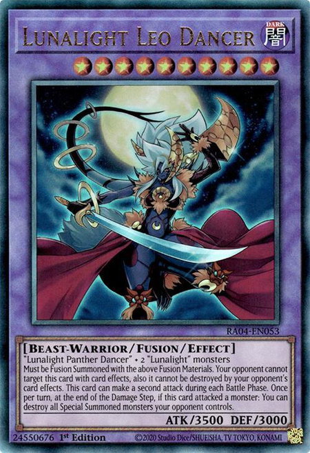 Lunalight Leo Dancer (PUR) - Quarter Century Stampede YuGiOh trading card
