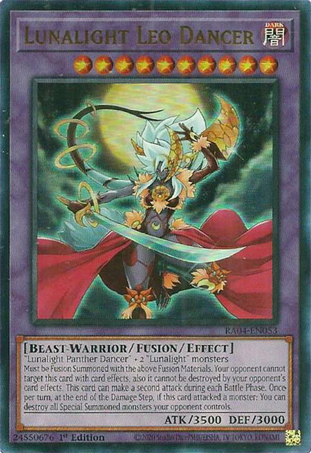 Lunalight Leo Dancer (UR) - Quarter Century Stampede YuGiOh trading card