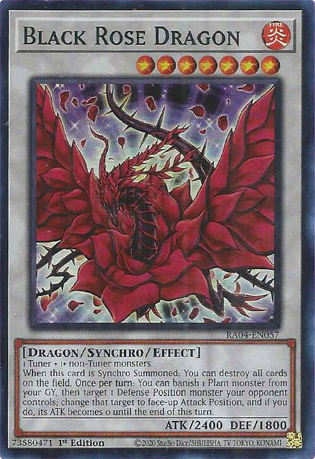Black Rose Dragon - Quarter Century Stampede YuGiOh trading card
