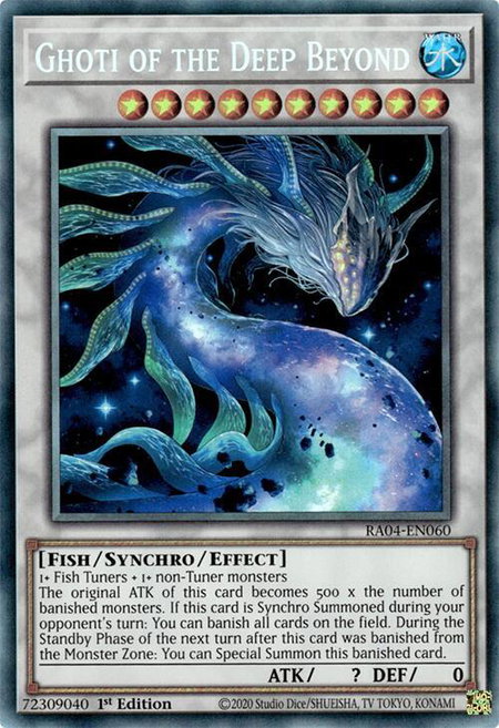 Ghoti of the Deep Beyond (PCR) - Quarter Century Stampede YuGiOh trading card
