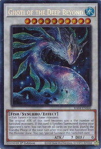 Ghoti of the Deep Beyond (Secret Rare) - Quarter Century Stampede #RA04-EN060 - Secret Rare YuGiOh Trading Card