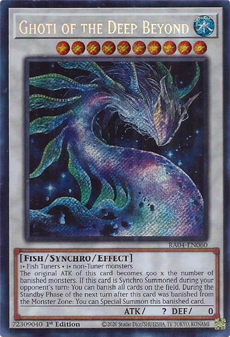 Ghoti of the Deep Beyond (Secret Rare) - Quarter Century Stampede YuGiOh trading card