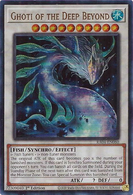 Ghoti of the Deep Beyond (UR) - Quarter Century Stampede YuGiOh trading card