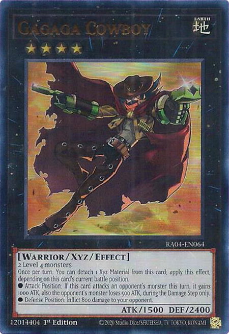 Gagaga Cowboy (UR) - Quarter Century Stampede YuGiOh trading card