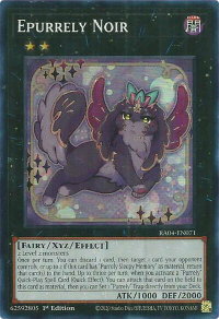 Epurrely Noir - Quarter Century Stampede #RA04-EN071 - Super Rare YuGiOh Trading Card