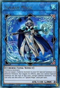 Splash Mage (PUR) - Quarter Century Stampede  #RA04-EN080 - Prismatic Ultimate Rare YuGiOh Trading Card