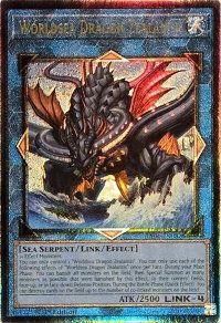 Worldsea Dragon Zealantis (PUR) - Quarter Century Stampede #RA04-EN082 - Prismatic Ultimate Rare YuGiOh Trading Card