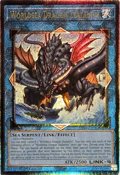 Worldsea Dragon Zealantis (PUR) - Quarter Century Stampede YuGiOh trading card