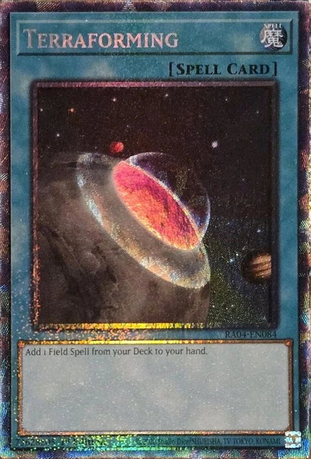 Terraforming (PCR) - Quarter Century Stampede YuGiOh trading card