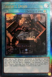 Shien's Dojo (PUR) - Quarter Century Stampede  #RA04-EN088 - Prismatic Ultimate Rare YuGiOh Trading Card