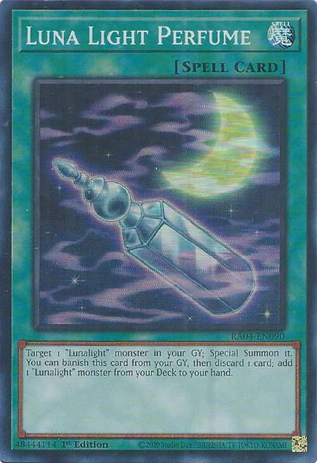 Luna Light Perfume - Quarter Century Stampede YuGiOh trading card
