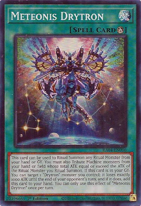 Meteonis Drytron - Quarter Century Stampede YuGiOh trading card