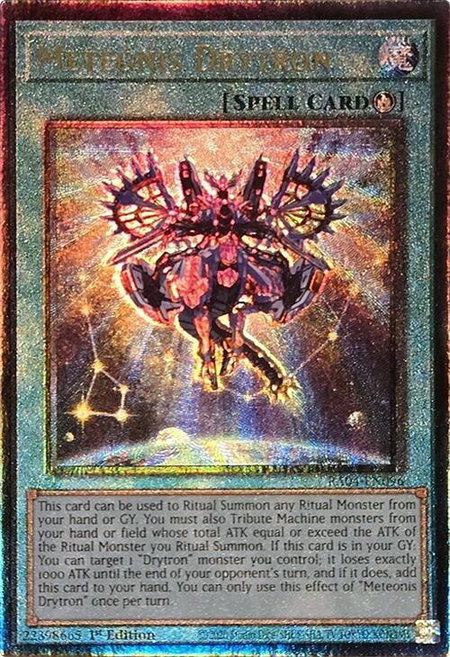 Meteonis Drytron (PUR) - Quarter Century Stampede YuGiOh trading card