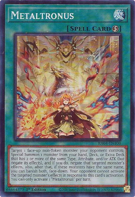 Metaltronus - Quarter Century Stampede YuGiOh trading card