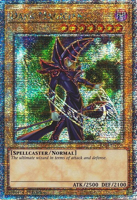 Dark Magician (6th Art) (Quarter Century Secret Rare) - Quarter Century Stampede YuGiOh trading card