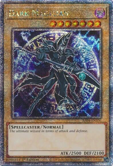 Dark Magician (7th Art) (Quarter Century Secret Rare) - Quarter Century Stampede YuGiOh trading card