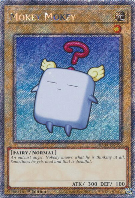 Mokey Mokey (Platinum Secret Rare) - Quarter Century Stampede YuGiOh trading card
