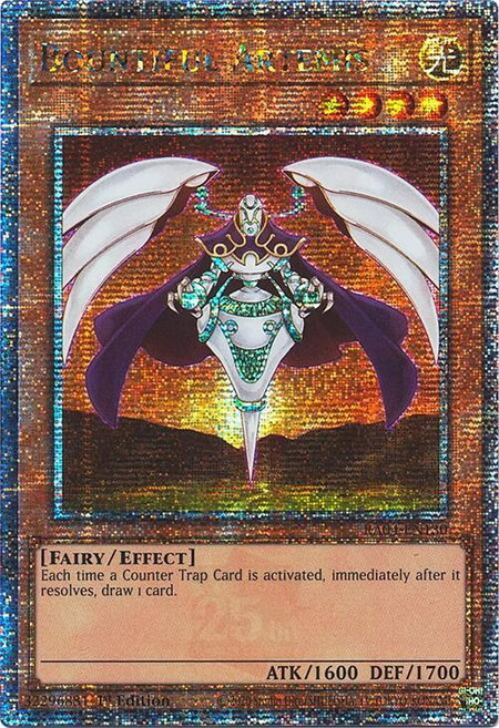 Bountiful Artemis (Quarter Century Secret Rare) - Quarter Century Stampede YuGiOh trading card