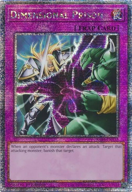 Dimensional Prison (Quarter Century Secret Rare) - Quarter Century Stampede YuGiOh trading card