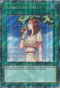Forbidden Chalice (Quarter Century Secret Rare) - Quarter Century Stampede #RA04-EN137 - Quarter Century Secret Rare YuGiOh Trading Card
