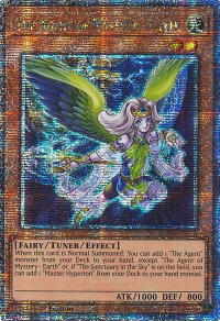 The Agent of Mystery - Earth (Quarter Century Secret Rare) - Quarter Century Stampede #RA04-EN146 - Quarter Century Secret Rare YuGiOh Trading Card
