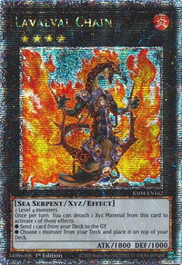 Lavalval Chain (Quarter Century Secret Rare) - Quarter Century Stampede  #RA04-EN162 - Quarter Century Secret Rare YuGiOh Trading Card