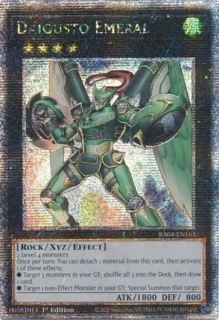 Daigusto Emeral (Quarter Century Secret Rare) - Quarter Century Stampede YuGiOh trading card