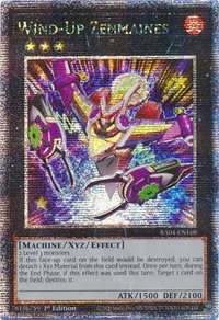 Wind-Up Zenmaines (Quarter Century Secret Rare) - Quarter Century Stampede  #RA04-EN168 - Quarter Century Secret Rare YuGiOh Trading Card