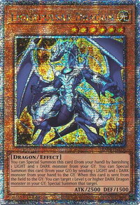 Lightpulsar Dragon (Quarter Century Secret Rare) - Quarter Century Stampede  #RA04-EN176 - Quarter Century Secret Rare YuGiOh Trading Card
