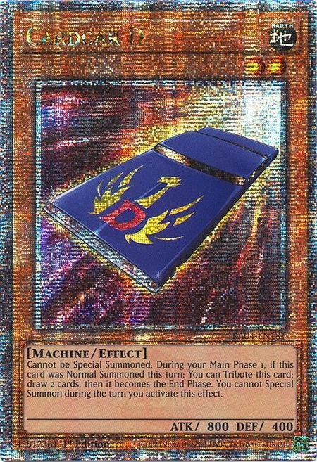 Cardcar D (Quarter Century Secret Rare) - Quarter Century Stampede YuGiOh trading card