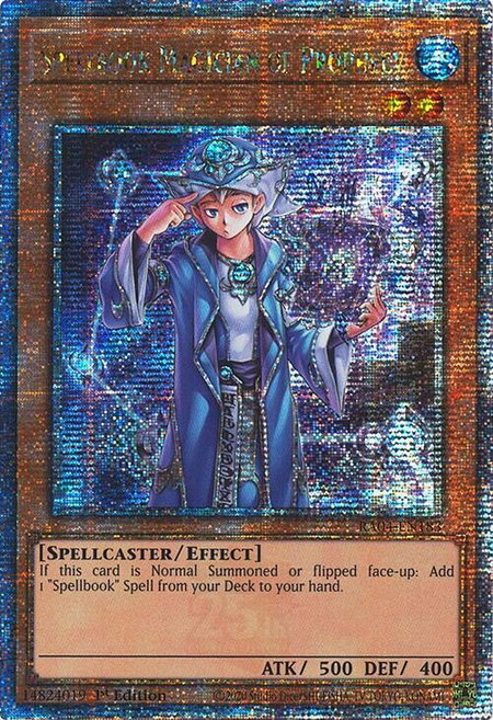 Spellbook Magician of Prophecy (Quarter Century Secret Rare) - Quarter Century Stampede YuGiOh trading card