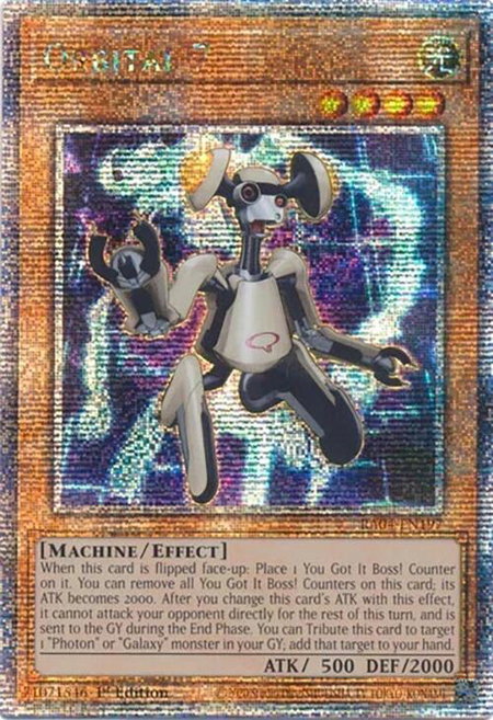 Orbital 7 (Quarter Century Secret Rare) - Quarter Century Stampede YuGiOh trading card