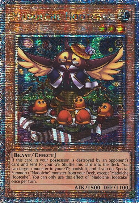 Madolche Hootcake (Quarter Century Secret Rare) - Quarter Century Stampede YuGiOh trading card