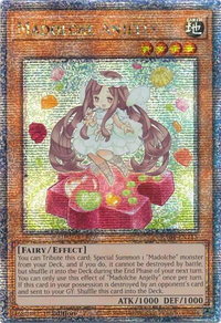 Madolche Anjelly (Quarter Century Secret Rare) - Quarter Century Stampede  #RA04-EN215 - Quarter Century Secret Rare YuGiOh Trading Card