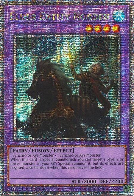 Elder Entity Norden (Quarter Century Secret Rare) - Quarter Century Stampede YuGiOh trading card