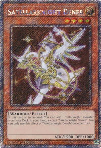 Satellarknight Deneb (Platinum Secret Rare) - Quarter Century Stampede #RA04-EN227 - Platinum Secret Rare YuGiOh Trading Card