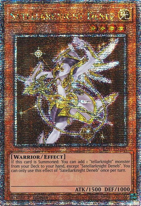 Satellarknight Deneb (Quarter Century Secret Rare) - Quarter Century Stampede YuGiOh trading card