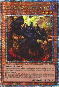 Cir, Malebranche of the Burning Abyss (Quarter Century Secret Rare) - Quarter Century Stampede #RA04-EN235 - Quarter Century Secret Rare YuGiOh Trading Card