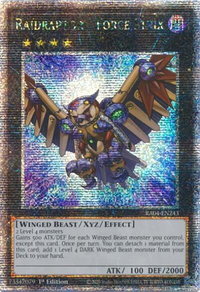 Raidraptor - Force Strix (Quarter Century Secret Rare) - Quarter Century Stampede  #RA04-EN243 - Quarter Century Secret Rare YuGiOh Trading Card