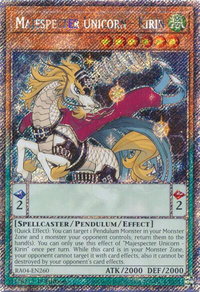 Majespecter Unicorn - Kirin (Platinum Secret Rare) - Quarter Century Stampede  #RA04-EN260 - Platinum Secret Rare YuGiOh Trading Card