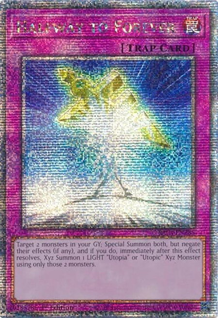 Halfway to Forever (Quarter Century Secret Rare) - Quarter Century Stampede YuGiOh trading card