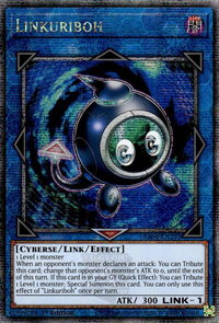 Linkuriboh (Quarter Century Secret Rare) - Quarter Century Stampede  #RA04-EN291 - Quarter Century Secret Rare YuGiOh Trading Card